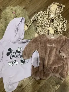 まとめ売り90サイズ女子branshes ピンク フリース トレーナーなど