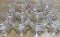 新品　未使用　クリアグラス12個セット