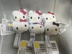 サンリオ ハローキティ おてて付フェイスプチマスコット　6個