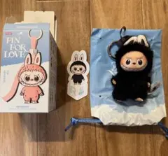 正規品PIN FOR LOVE イニシャルラブブ【R】ぬいぐるペンダント 送料込