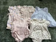 ベビー服 夏　ロンパース　まとめ売り　女の子　70サイズ