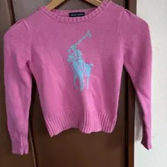 RALPH LAUREN キッズ セーター ピンク