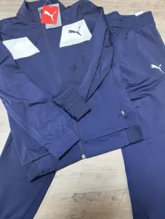 【新品】PUMA ジャージ上下セット ネイビー 150