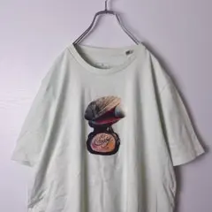 断*フ様 adidas プリント　半袖　Tシャツ　メンズ　古着