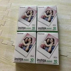 FUJIFILM instax mini フィルム 4パック