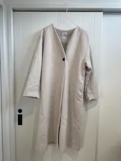 LEPSIM ピンクベージュ ロングコート Fサイズ