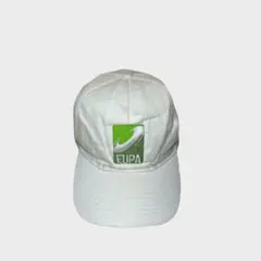 90s EUPA 白 メッシュ vintage cap 海外企業 y2k 激レア
