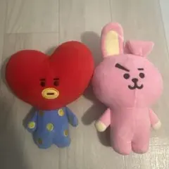 BT21 cooky tata ぬいぐるみ　bts ジョングク　テテ　クッキー