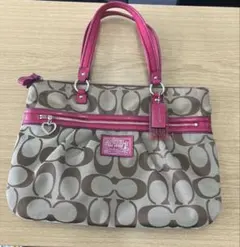 ⭐︎akane⭐︎様未使用　コーチ COACH キャンバストートバッグ ベージュ/