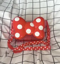 ディズニー　ミニー　ポップコーンバケット　リボン