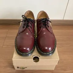ドクターマーチン3ホール　1461 チェリーレッド　UK9