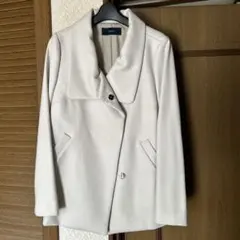 SHIPS ホワイト ジャケットコートのサムネイル