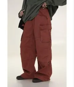 MASONPRINCE レッドカーゴパンツ