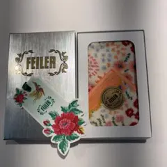 FEILER フェイラー しおり付き ハンカチ タオルハンカチ