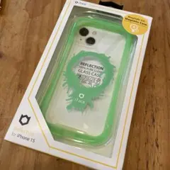 iFace for iPhone 15 リフレクションネオMG クリアグリーン