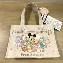 【新品】TDS限定　ダッフィーフレンズ　フロムオールオブアス　トートバッグ