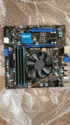 [中古]MSI H77MA-S40マザーボード+i5-3470 CPU+16GB