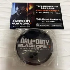 TGS 2025 call of duty BLACK OPS7 缶バッジ