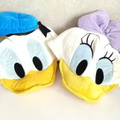 ディズニーランド購入 ドナルド、デイジーファンキャップセット　2個セット