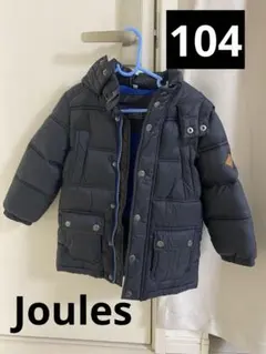 イギリスJoules ジュールズ ダウンコート 104サイズ ネイビー