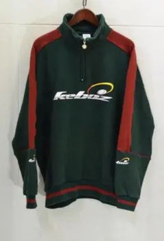 KEBOZ ハーフジップスウェット