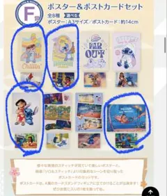 4種セット⭐︎スティッチ一番くじ2025 ポスター　ポストカード