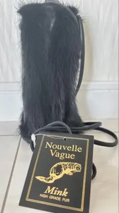 Nouvelle Vague 高級ミンクファーミニショルダーバッグ【小物ケース】