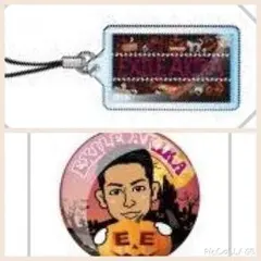 二個セット EXILE AKIRA アクリルストラップ 缶バッチ