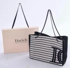 Darich ダーリッチ ノベルティ DDロゴツイードトートバッグ