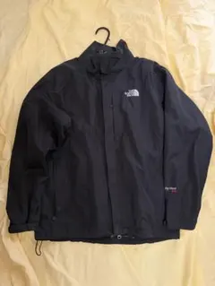 THE NORTH FACE ナイロンジャケット ブラック 古着フード付き