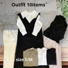 レディース　春物　コーデ売り　カジュアル　シンプル　黒　②