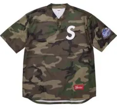 Supreme S Logo Baseball Henley "camo"のサムネイル