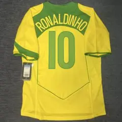 新品未使用紙タグ付・当時物】2004 ブラジル ロナウジーニョ L - メルカリ