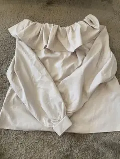 and search トップス　フリル襟