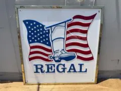 【O-2357】REGAL リーガル 看板 パネル 旧ロゴ 2026年最新】REGAL 美術品・アンティーク・コレクションの人気アイテム