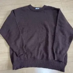 ブラウン ニット　XL