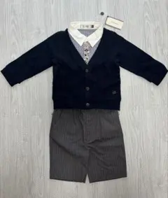 D-fence フォーマルセット ネイビー×グレー　90センチ