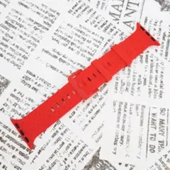 AppleWatch 38/40/41 シリコンバンド [02] レッド