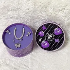 ANNA SUI アナスイ ピアス ネックレス 二重 バタフライ 蝶々 箱あり