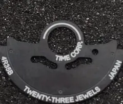 NH ムーブメント用 メタルプレート 貼り付けタイプ 4R35 ブラック