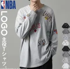 NBA公式 ロゴ刺繍 ロンT ※新品未使用
