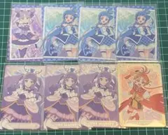 映画キミとアイドルプリキュア♪キラキラカードグミ　8枚セット
