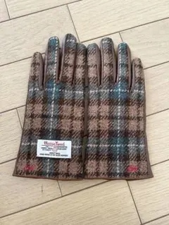Harris Tweed ハリスツイード 手袋 レディース レザーのサムネイル