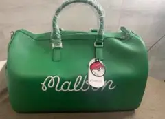 マルボンゴルフ Malbon ボストンバッグ ショルダーバッグ 衣類バッグ 緑