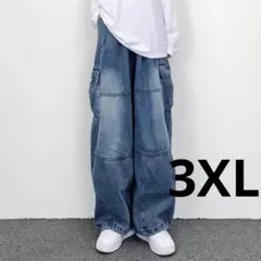 デニム　パンツ　メンズ　ジーパン　ワイドパンツ　シンプル　おしゃれ　レディース