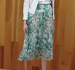 #新品#グレース#コンチネンタル#クラス#ボタニカル#プリーツ#スカート#花柄