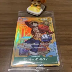 ワンピースカード アジア版 モンキー・D・ルフィ P-108 ミニティン 未