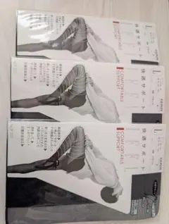 tkg様 専用 グンゼ IFFI 快適サポート ストッキング ブラック L 3足