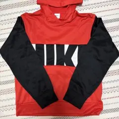 NIKE パーカー レッド×ブラック