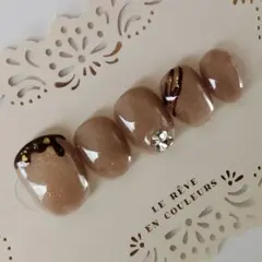 ネイルチップ マグネット×チョコレート